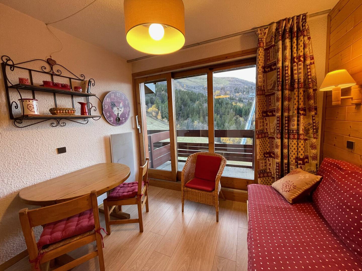 Studio balcon vue pistes à Valmorel - Accès direct ski - Photo 2