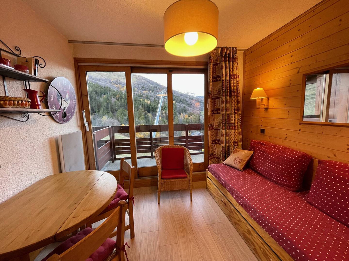 Studio balcon vue pistes à Valmorel - Accès direct ski - Photo 4