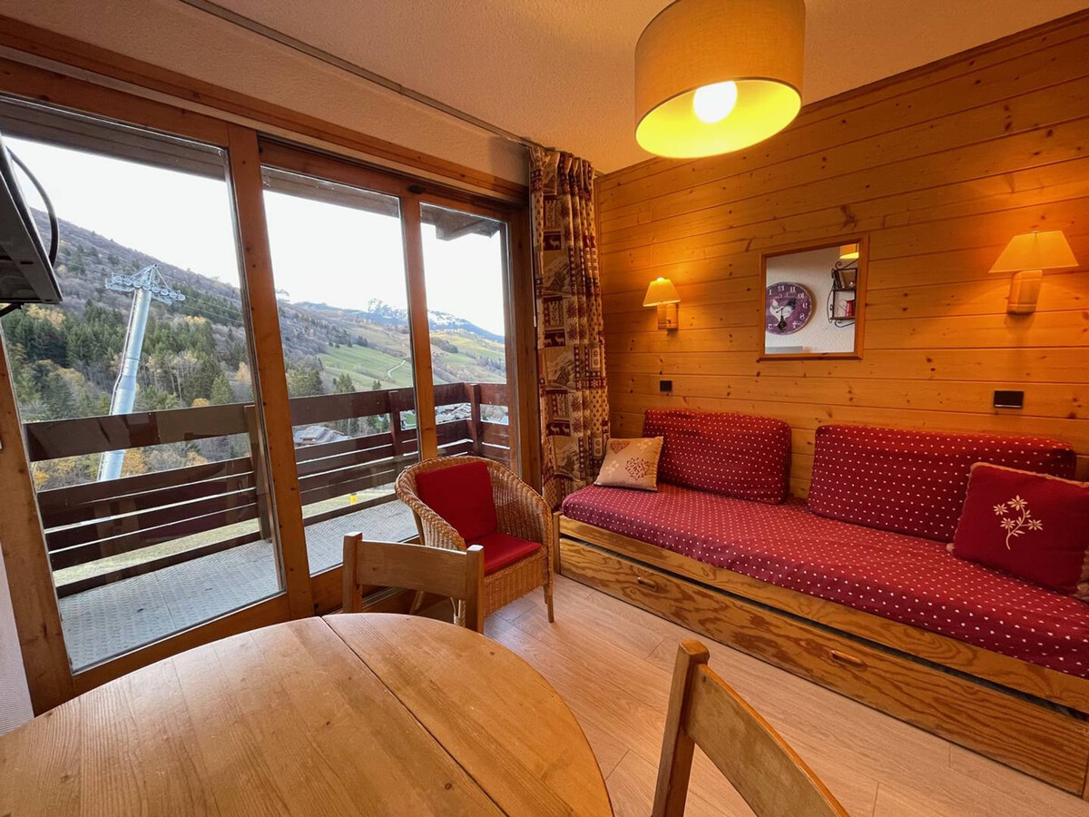 Studio balcon vue pistes à Valmorel - Accès direct ski - Photo 5