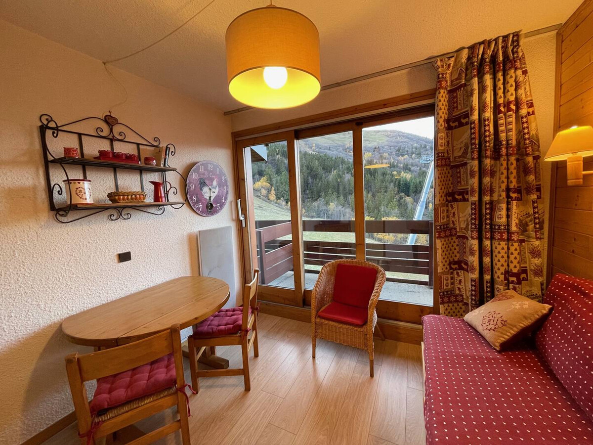 Studio balcon vue pistes à Valmorel - Accès direct ski - Photo 6