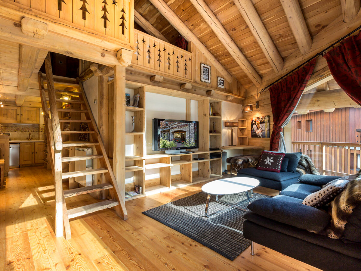 Appartement 6 personnes avec cheminée et balcon sud à Val-d'Isère - Photo 1