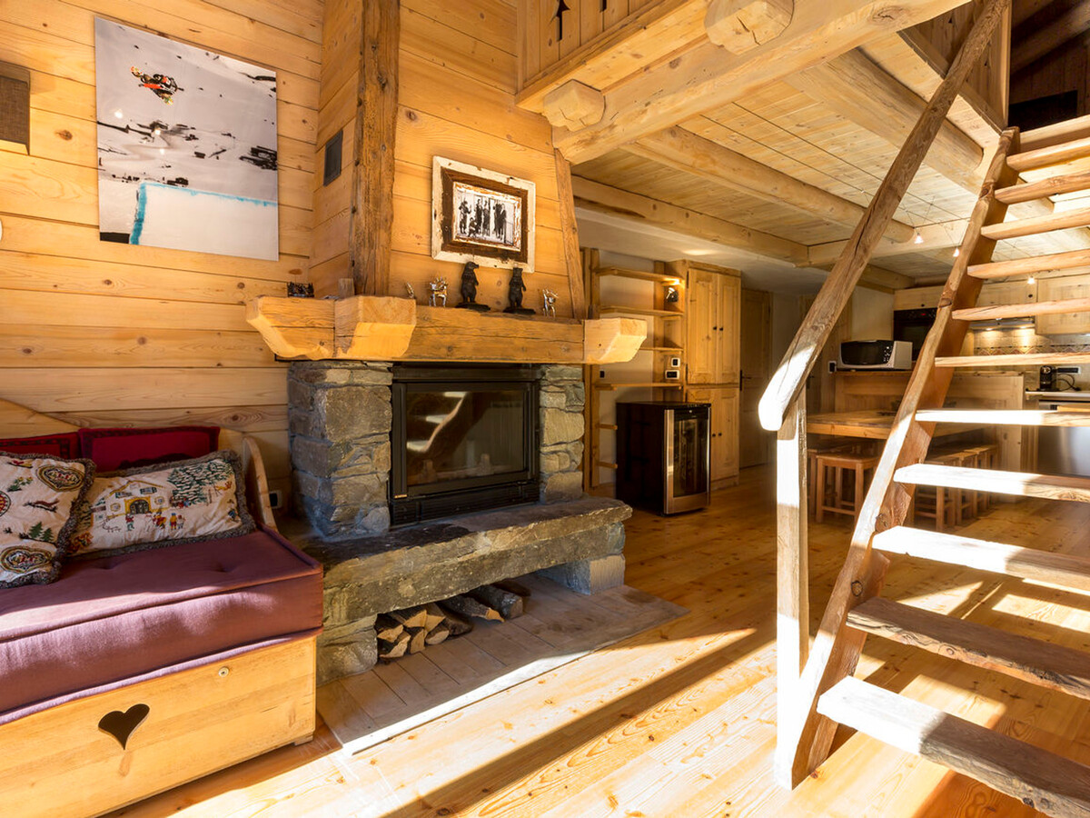 Appartement 6 personnes avec cheminée et balcon sud à Val-d'Isère - Photo 3