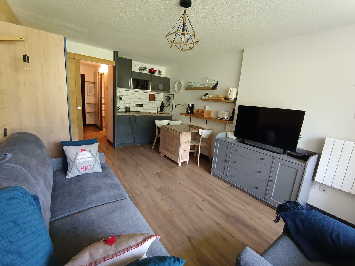 Studio rénové 4 pers à Montgenèvre, accès direct pistes - Photo 1