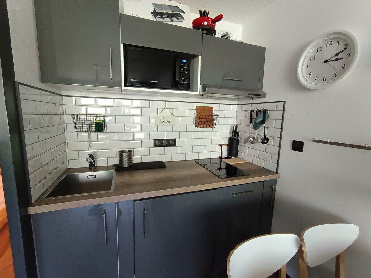 Studio rénové 4 pers à Montgenèvre, accès direct pistes - Photo 6