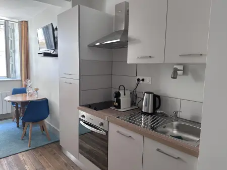 Studio 24m² centre historique Moulins, terrasse privée : photo 8