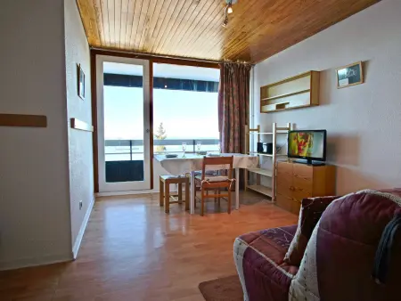 Location appartement à Chamrousse, Studio spacieux 2 places proche pistes avec balcon