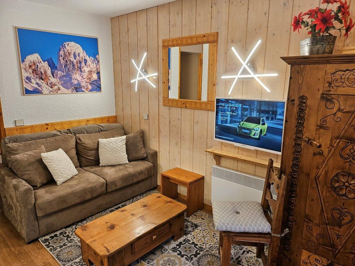 Appartement 2 pièces Courchevel 1550, terrasse vue Vanoise - Photo 4