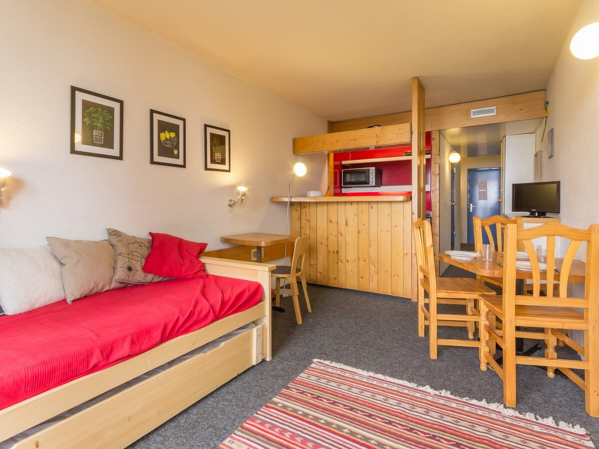 Studio cabine 5 pers, balcon vue Mont Blanc, Les Arcs 2000 - Photo 1