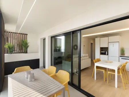 Maison Agaete, piscine débordement et vue mer : photo 3