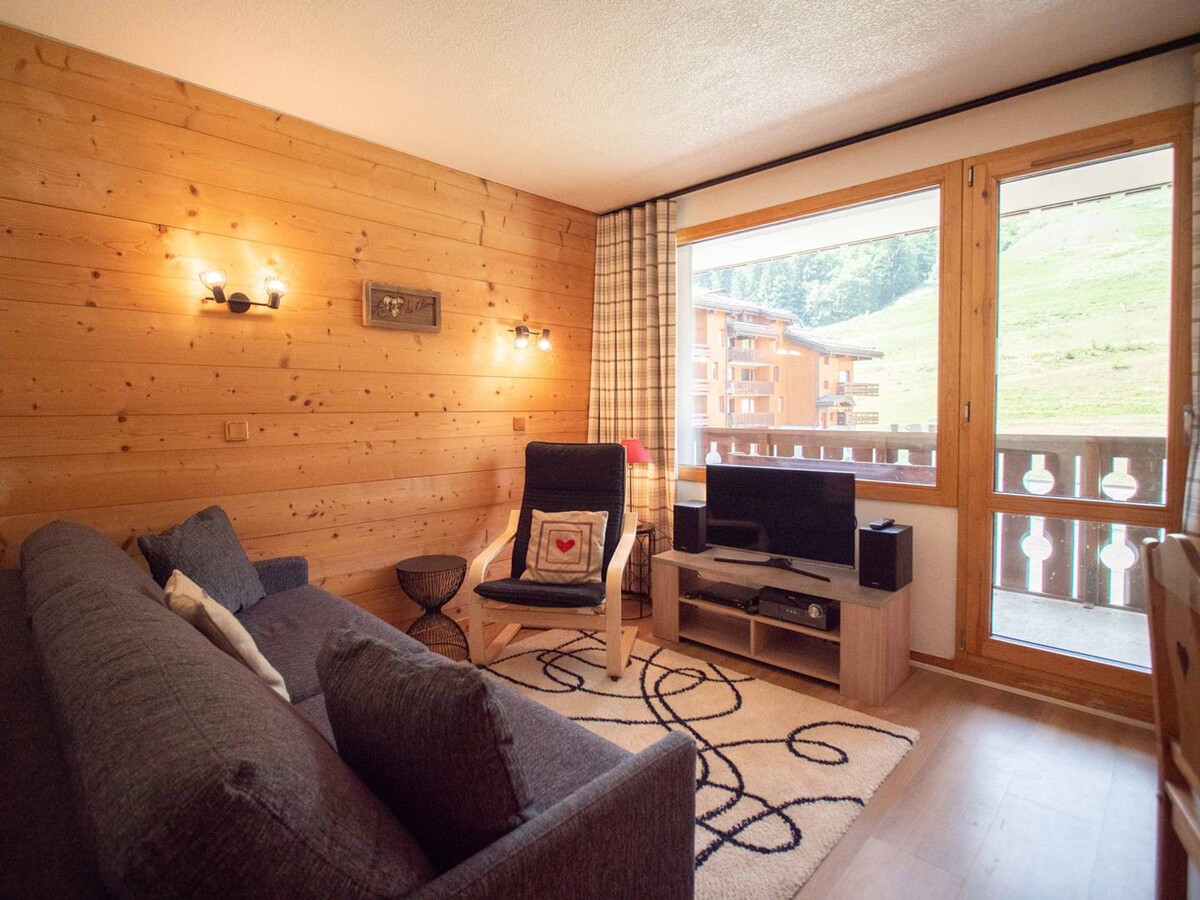 Appart 2P Valmorel, balcon sud face aux pistes - Photo 1