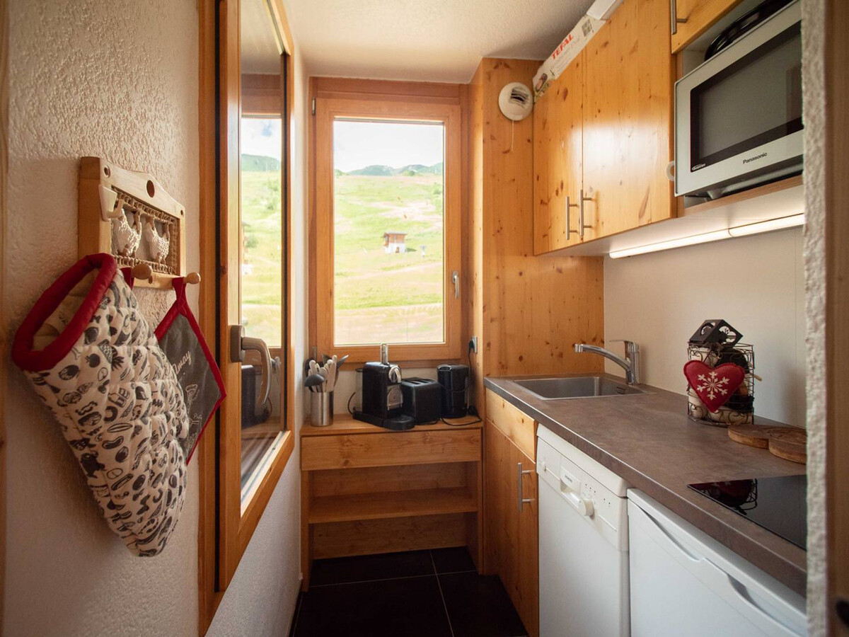 Appart 2P Valmorel, balcon sud face aux pistes - Photo 2