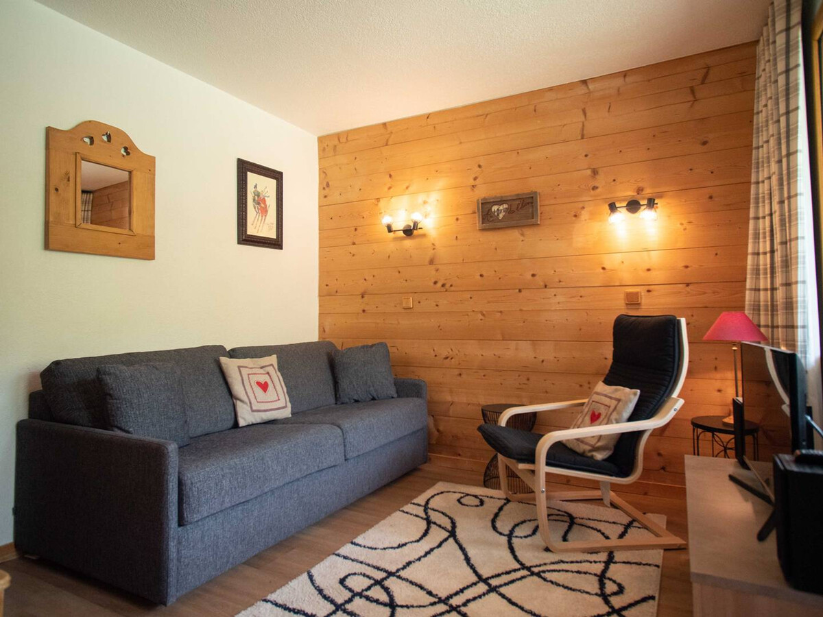 Appart 2P Valmorel, balcon sud face aux pistes - Photo 4