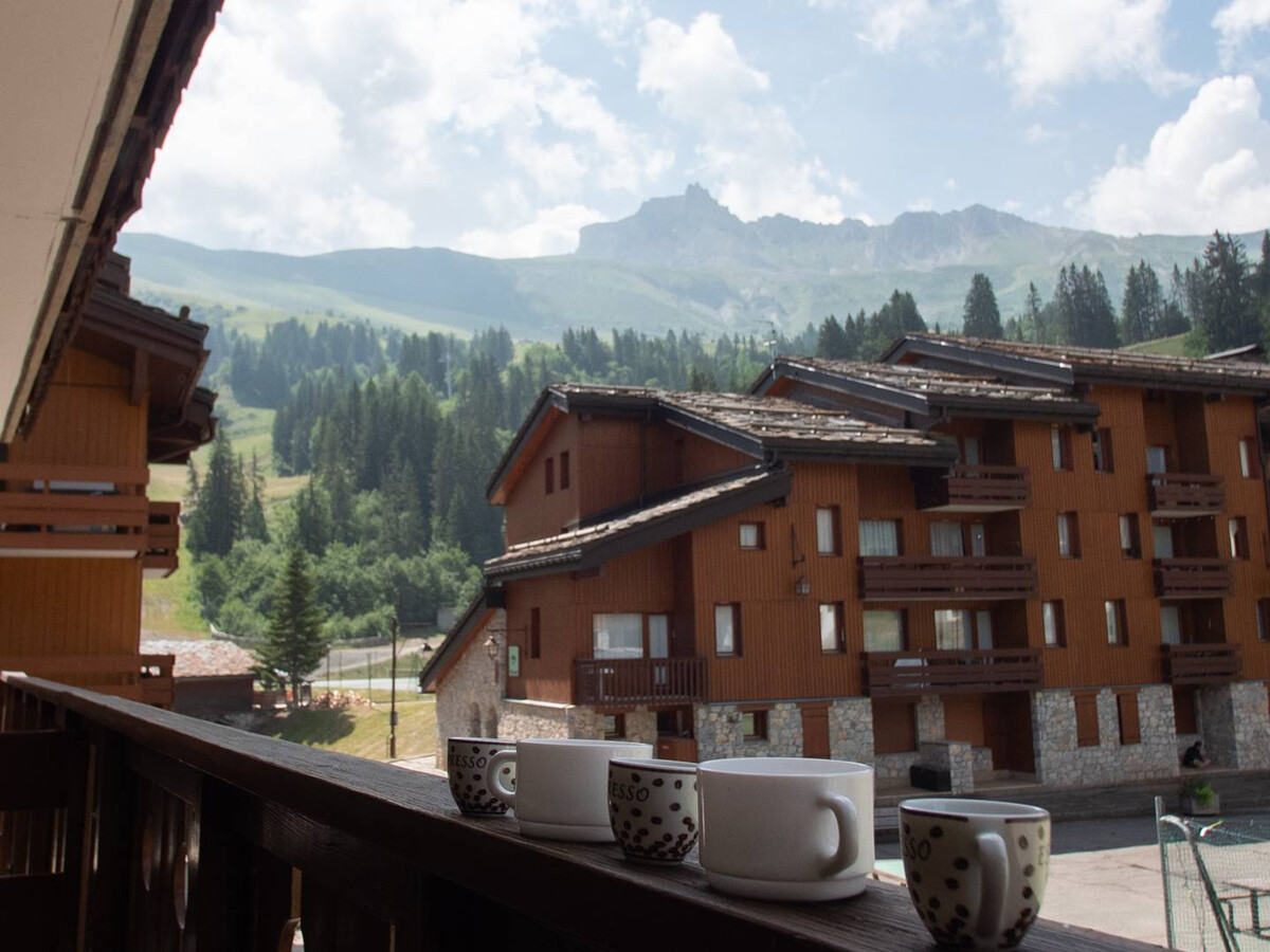 Appart 2P Valmorel, balcon sud face aux pistes - Photo 13