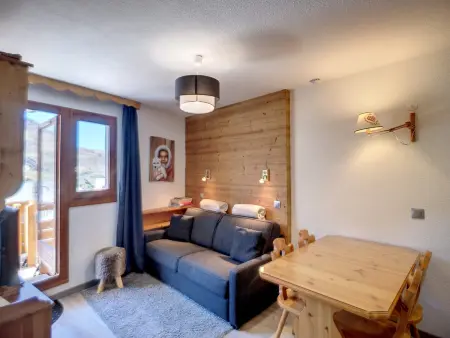 Studio cabine 4 pers ski aux pieds, Les Belleville : photo 4