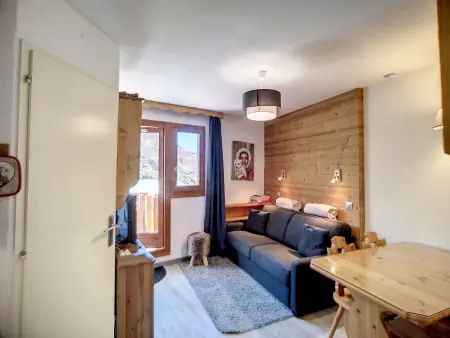 Studio cabine 4 pers ski aux pieds, Les Belleville : photo 9