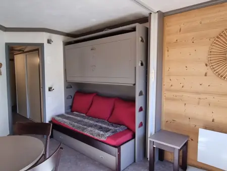 Studio 26 m² vue piste, skis aux pieds à Plagne Aime 2000 : photo 2
