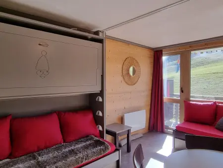 Studio 26 m² vue piste, skis aux pieds à Plagne Aime 2000 : photo 4