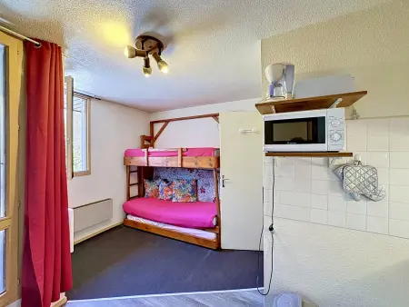 Studio 18 m² avec balcon Est à 200 m des pistes, Les Menuires : photo 5