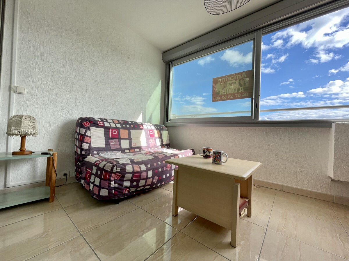 Studio-cabine 19m² avec parking à Sète, 600m plages - Photo 2