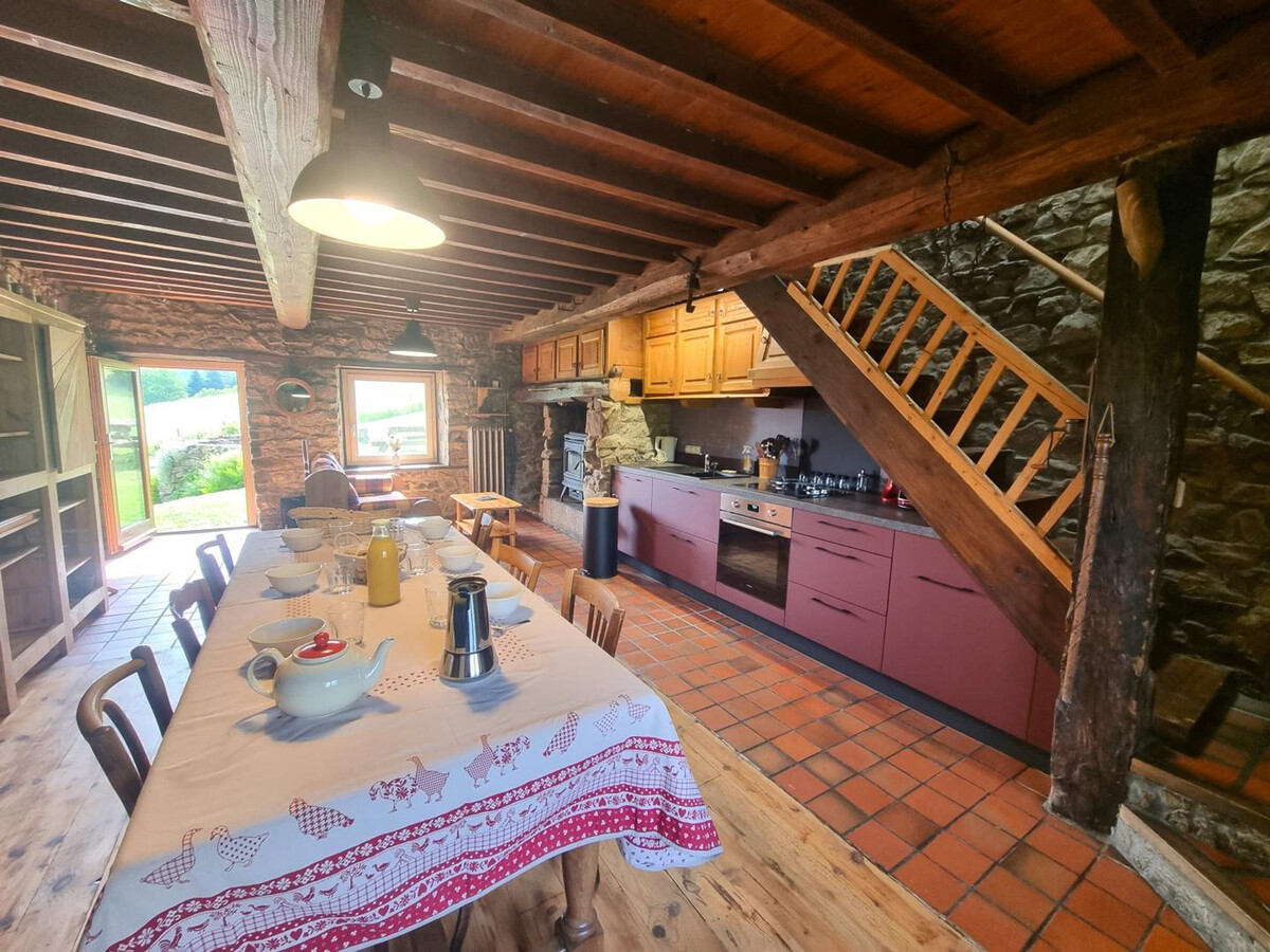 Gîte 100m² Pilat : 6 pers, poêle, vue vallons - Photo 8