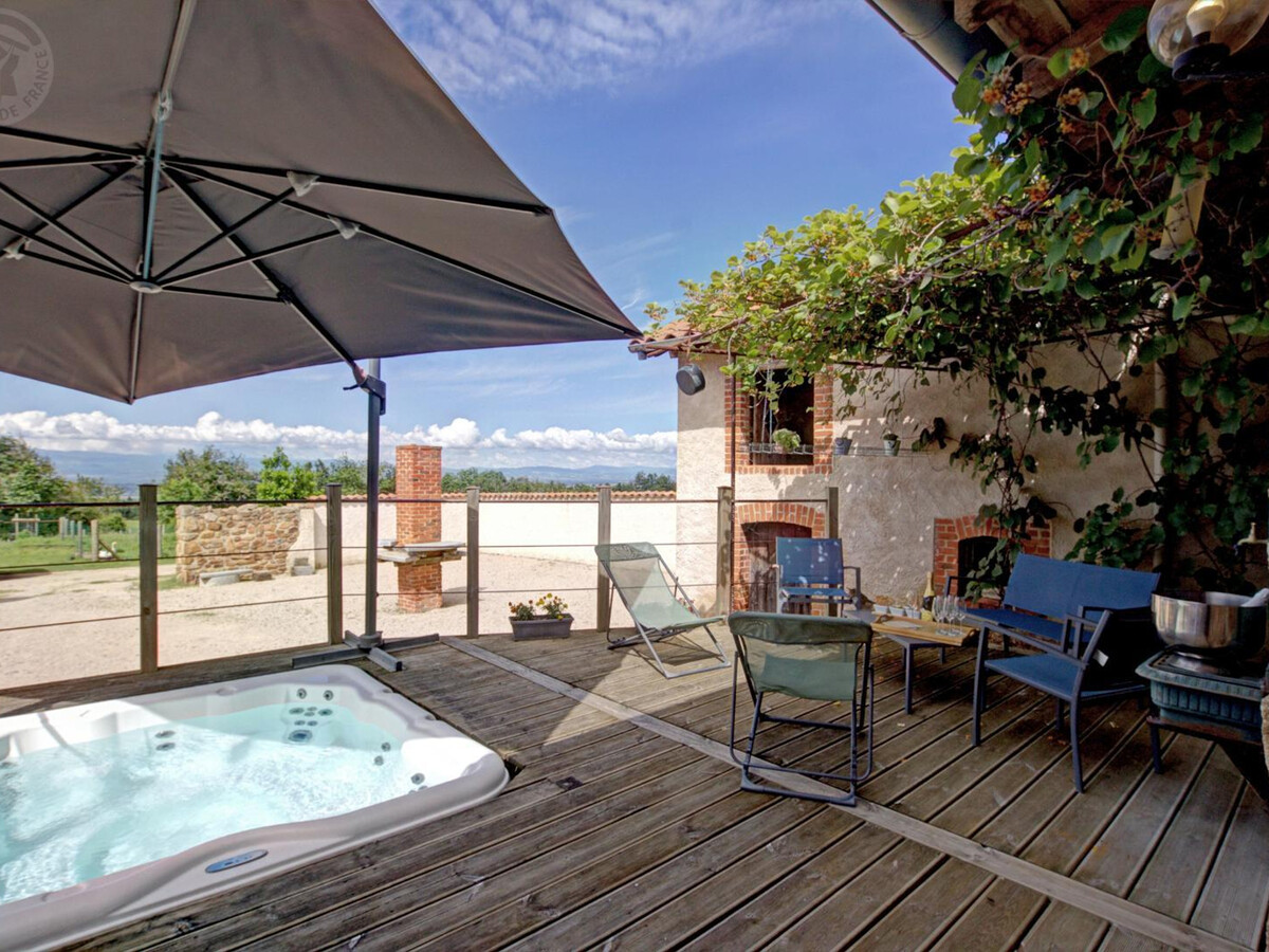 Gîte 10 pers. en campagne avec piscine et spa à Néronde - Photo 2