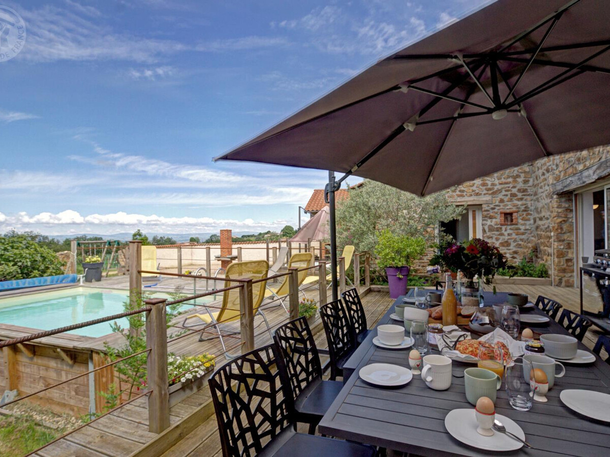 Gîte 10 pers. en campagne avec piscine et spa à Néronde - Photo 3