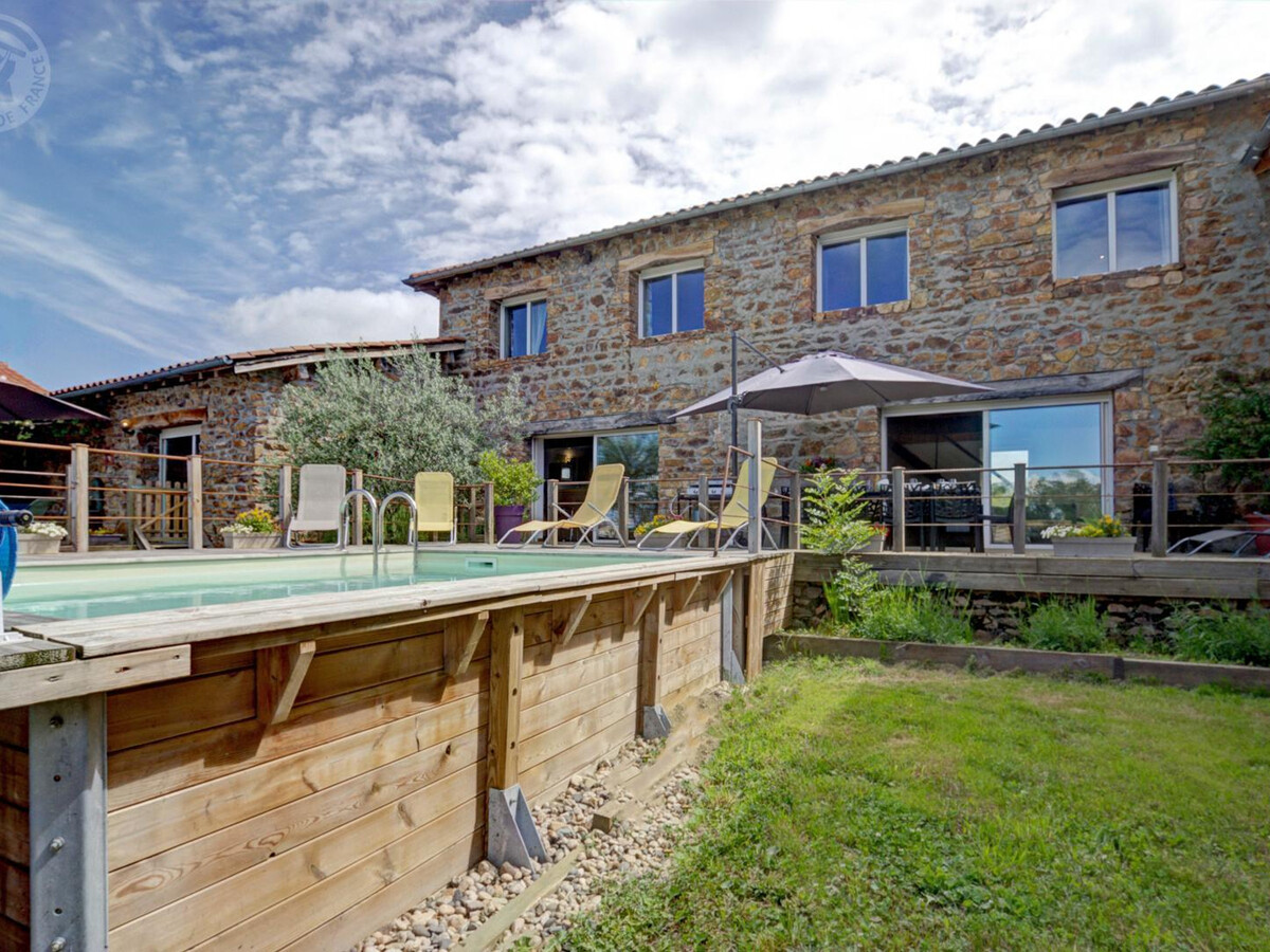 Gîte 10 pers. en campagne avec piscine et spa à Néronde - Photo 30
