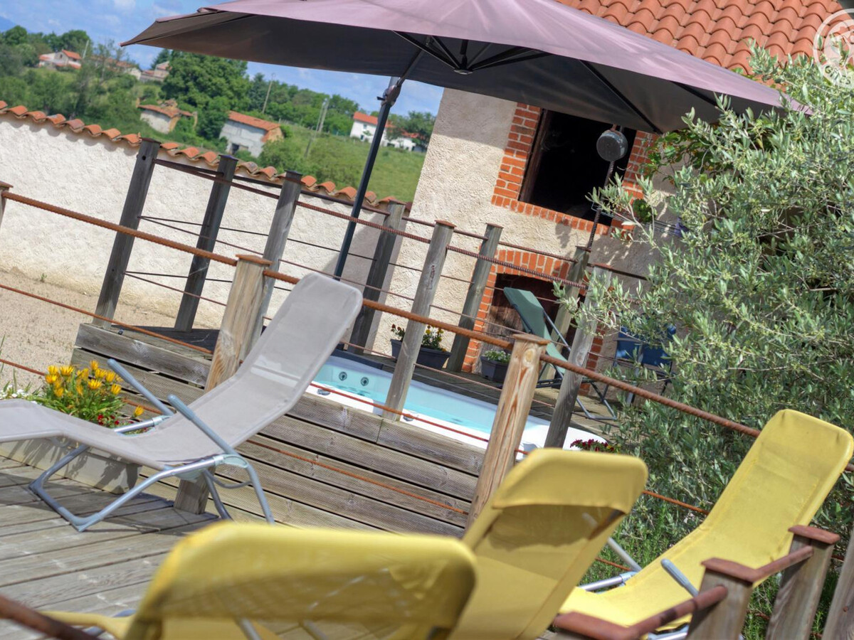 Gîte 10 pers. en campagne avec piscine et spa à Néronde - Photo 33