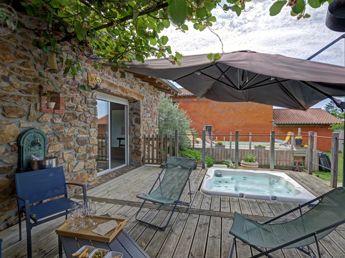 Gîte 10 pers. en campagne avec piscine et spa à Néronde - Photo 35