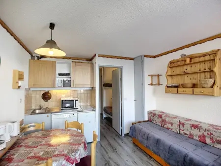 Location appartement à Les Menuires, Studio cabine 4 pers, ski aux pieds, Les Menuires
