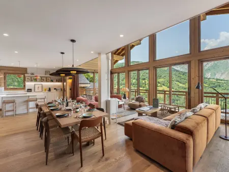 Chalet neuf près des pistes, animaux acceptés, Chalet 12 personnes à Saint Martin de Belleville - Photo 2