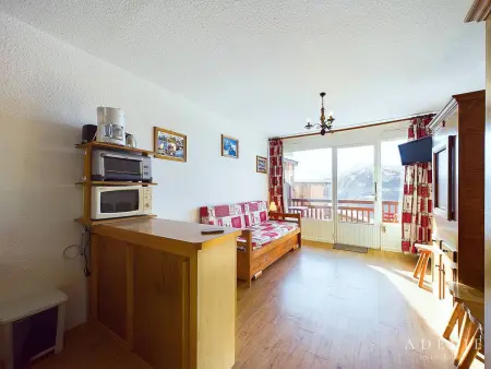 Location appartement à Montvalezan La Rosière, Studio montagne au centre, 4 pers, balcon, proche pistes