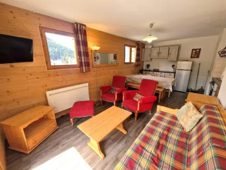 Location appartement à Valfréjus, Appartement 4 pièces pour 6/8 personnes avec terrasse, proche pistes et centre à Valfréjus