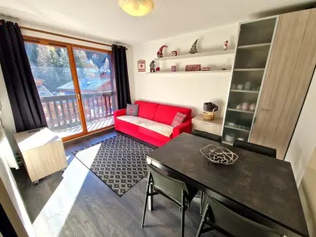 Location appartement à Valfréjus, Appartement cocooning 4/6 pers, coeur station, proche pistes et commodités