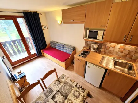 Location appartement à Valfréjus, Charmant studio pour 2-3 pers avec balcon à Valfréjus