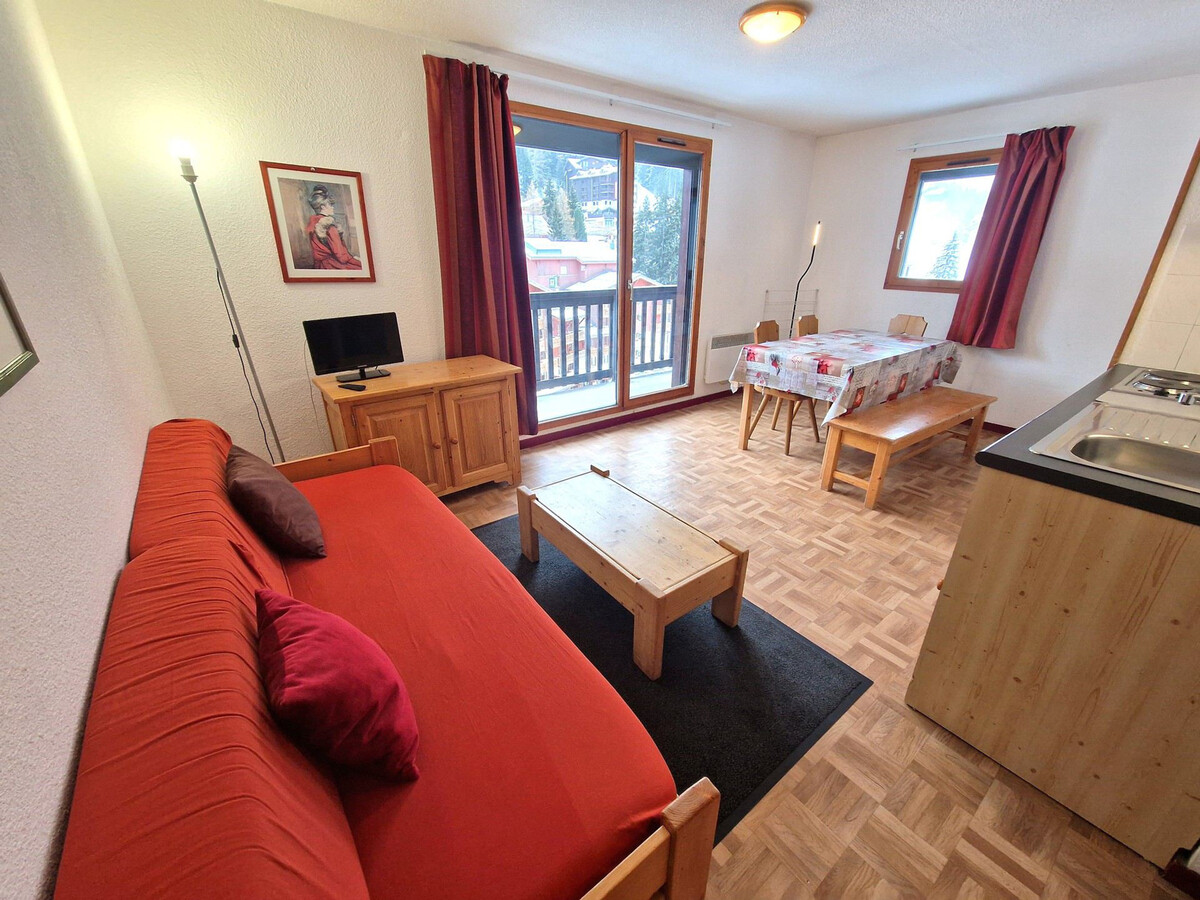 Appartement 2 pièces Valfréjus, 6 pers, balcon vue station - Photo 1