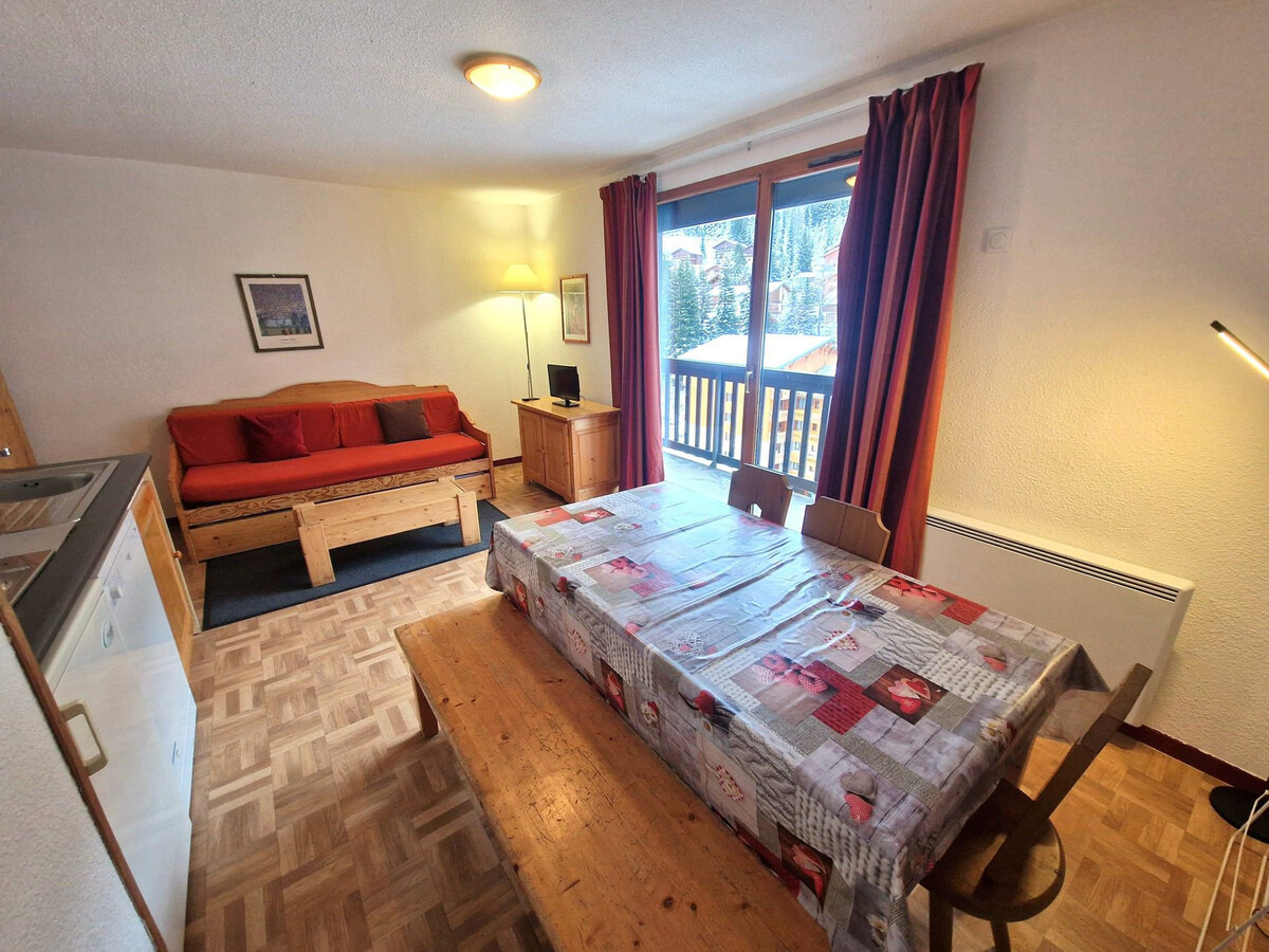 Appartement 2 pièces Valfréjus, 6 pers, balcon vue station - Photo 2
