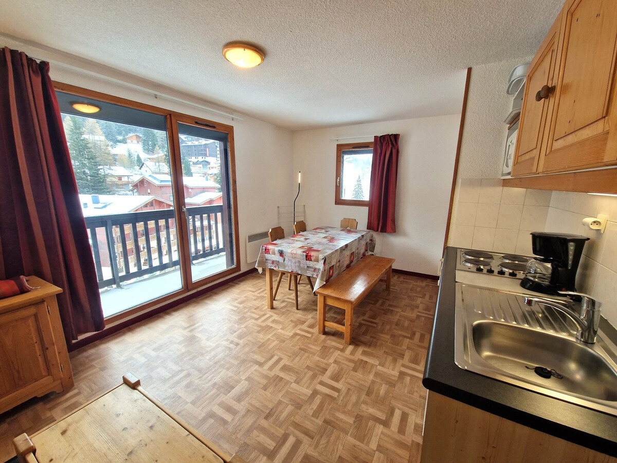 Appartement 2 pièces Valfréjus, 6 pers, balcon vue station - Photo 7