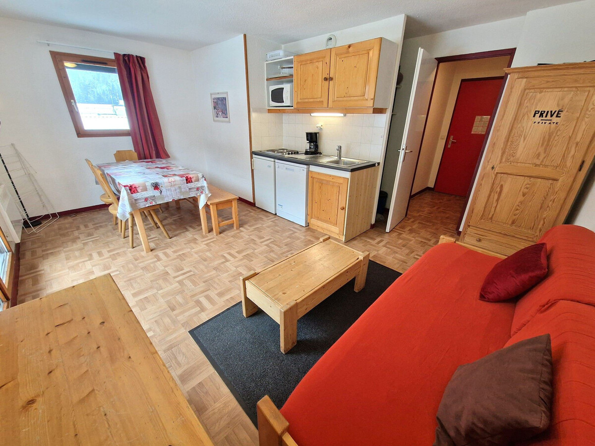 Appartement 2 pièces Valfréjus, 6 pers, balcon vue station - Photo 11
