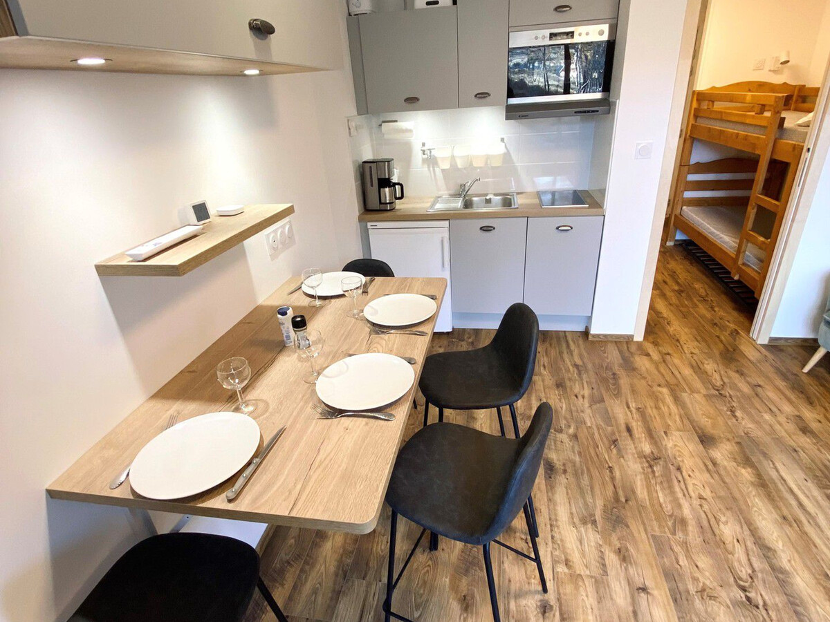 Studio 25m² rénové aux Deux Alpes, balcon sud - Photo 6