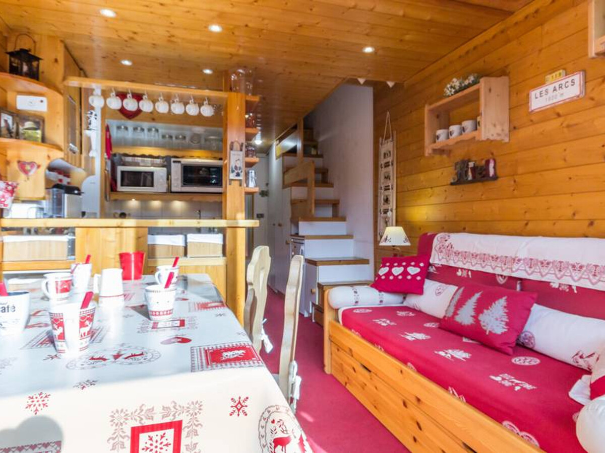 Studio mezzanine 6 pers., balcon sud, Les Arcs 1800 - Photo 2