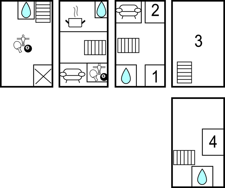 Maison 14 personnes avec jacuzzi et salle de jeux - Photo 36