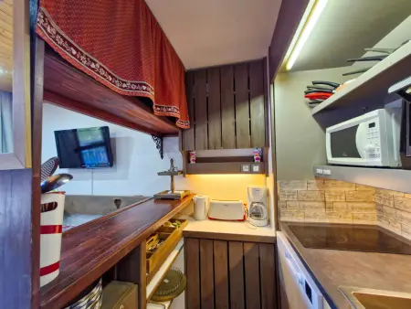 Appartement cosy 2 pièces pour 5 pers. à Arc 1800, proche pistes : photo 6