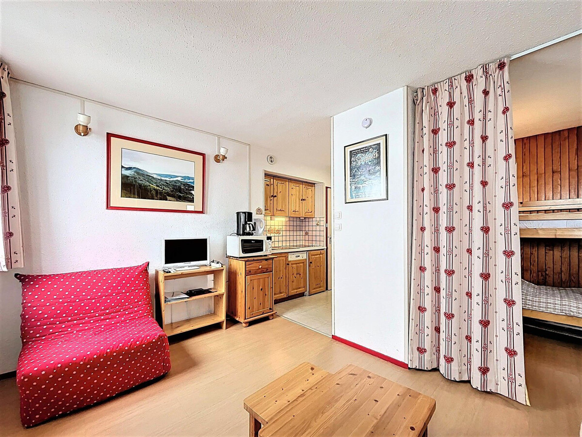 Studio 26m² alcôve au Corbier, 4-5 pers., accès piscine - Photo 6