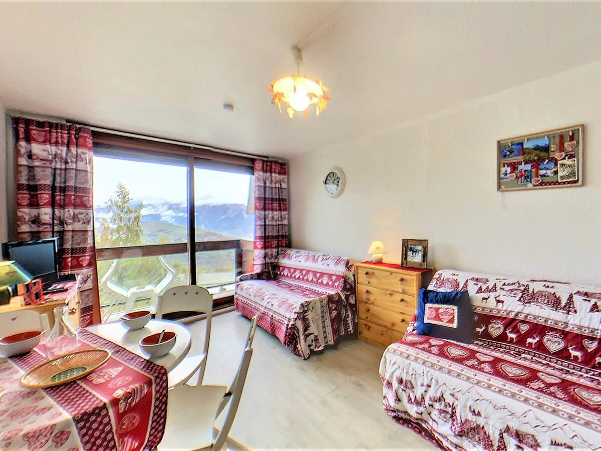 Studio 22m² pied des pistes, balcon vue Maurienne - Photo 2
