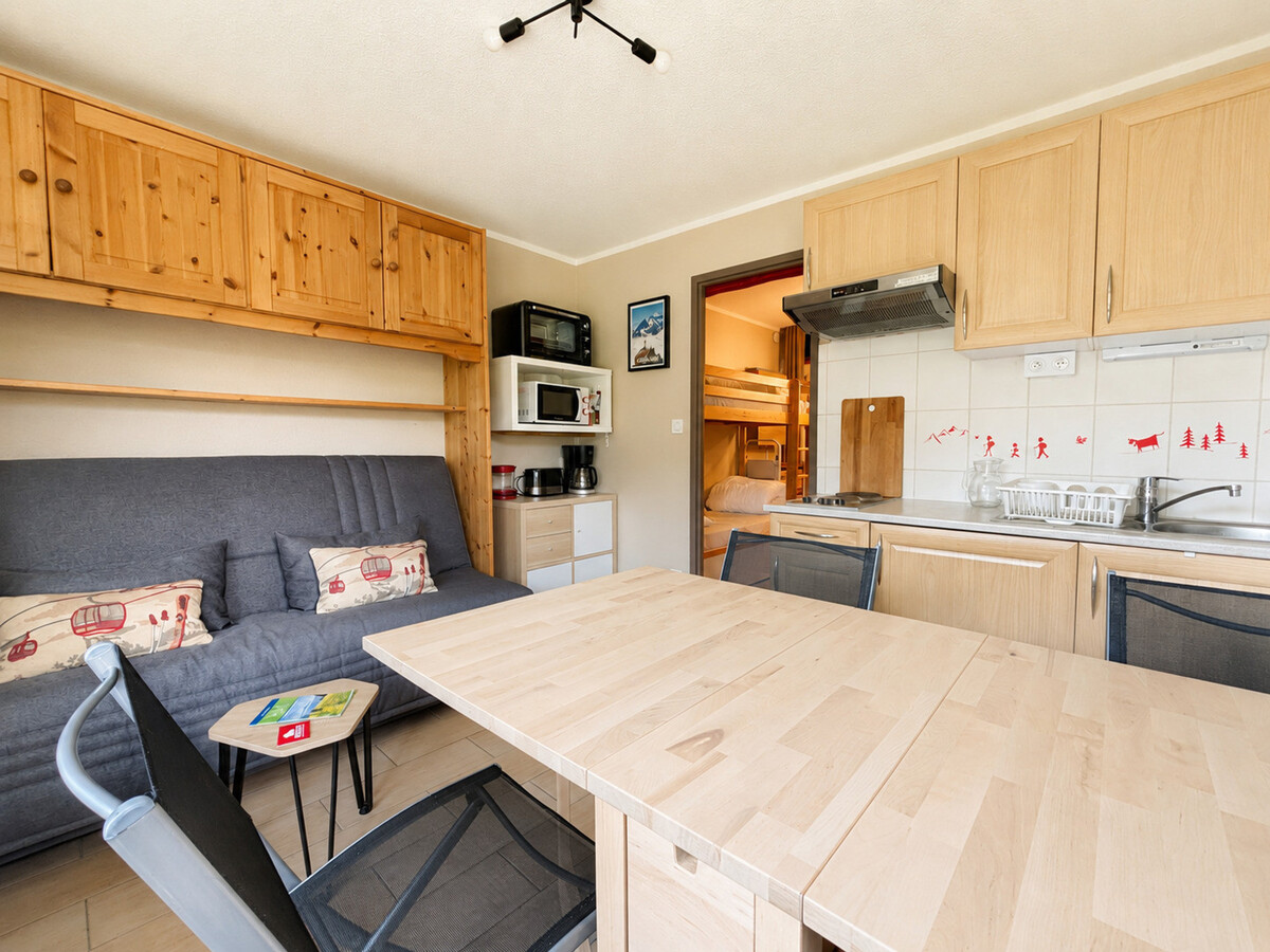 Studio cabine lumineux avec parking et vue Mont Charvin - Photo 2