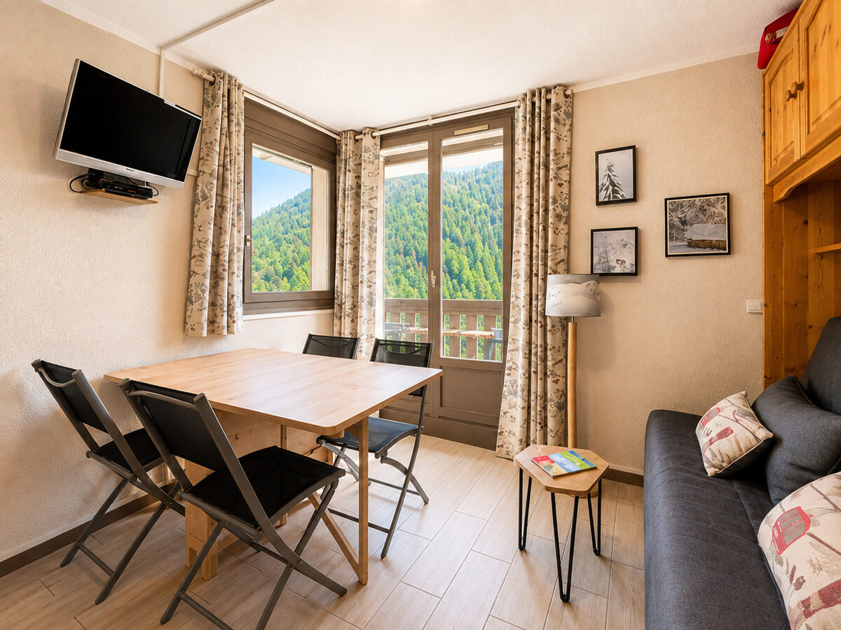 Studio cabine lumineux avec parking et vue Mont Charvin - Photo 10
