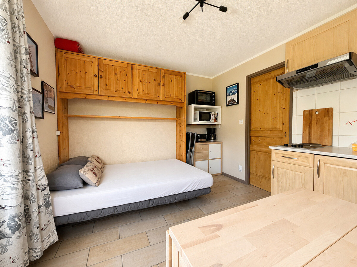 Studio cabine lumineux avec parking et vue Mont Charvin - Photo 12
