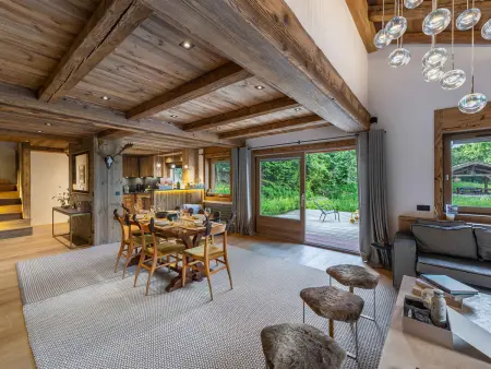Chalet avec Sauna et Mazots à Megève, Chalet 8 personnes à Megève - Photo 2