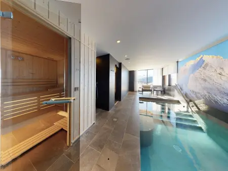 Chalet contemporain avec piscine privée, sauna et home cinéma à Arc 1800 - Photo 9